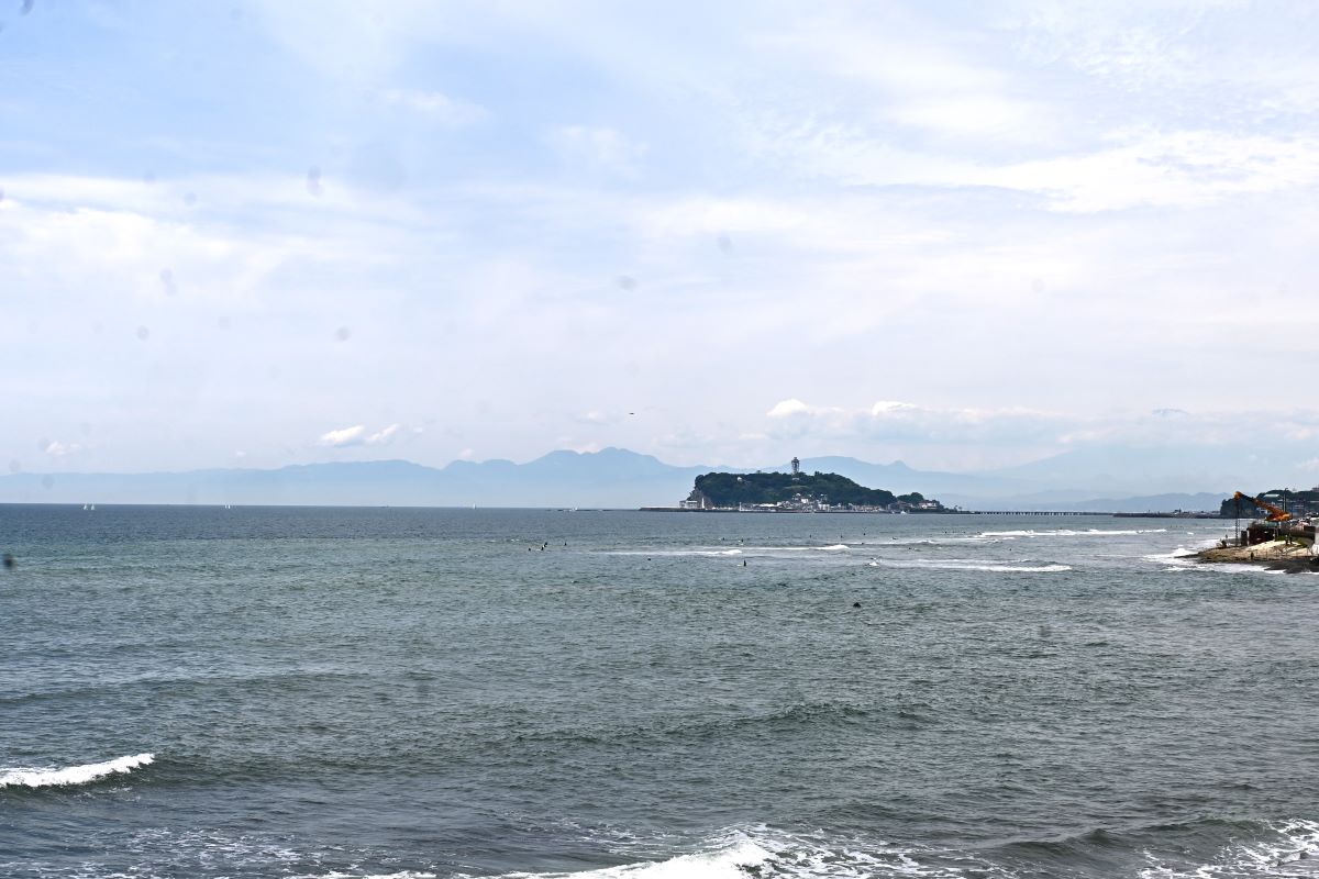 江の島と富士山