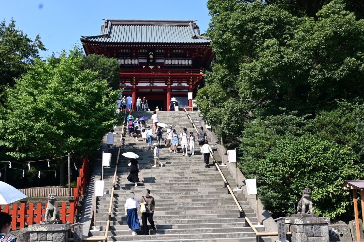 鶴岡八幡宮　石段